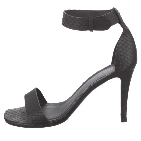 CELINE snakeskin sandals | wrap-around strap with hidden closure | siz… - Picture 1 of 7